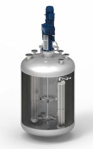 EKATO hydrogenation reactor with internal cooling coils